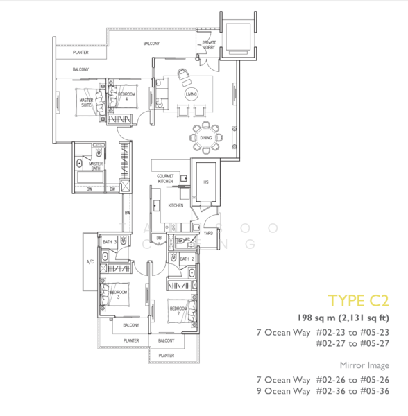 The Residences at W Sentosa Cove, 7 Ocean Way, 4 Bedrooms, 2,131 sqft, Condominium For Sale, by Tan Soo Cheng, 500162643 - PropertyGuru.com.sg