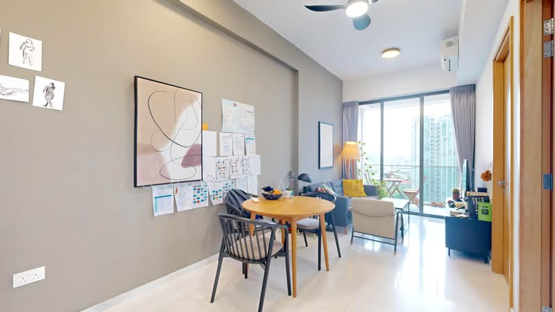 Nyon, 12 Amber Road, 2 Bedrooms, 721 sqft, Condominium For Sale, by Johanna Chow, 500162792 - Living Room - PropertyGuru.com.sg