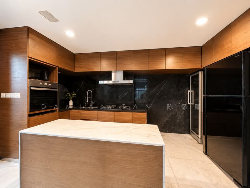 ⭐️1 KM OF NYPS & RGPS | RARE DUCHESS PLACE SEMI-D | NEAR TAN KAH KEE MRT, BOTANIC GARDEN & MARKET!⭐️, Duchess Place Namly Setangkai Coronation King's Queen's Princess of Wales Duke's Watten Hillcrest Greenwood Shelford Greenview Greenmead Linden Naga Sari Pandan Vanda Lily Lemon Lasia Lantana Redwood Cypress Maple Fir Lim Tai See Haji Alias Allamanda, 5 Bedrooms, 5,000 sqft, Semi-Detached House For Sale, by Damian Tan 陈係赈, 500162886 - Kitchen - PropertyGuru.com.sg