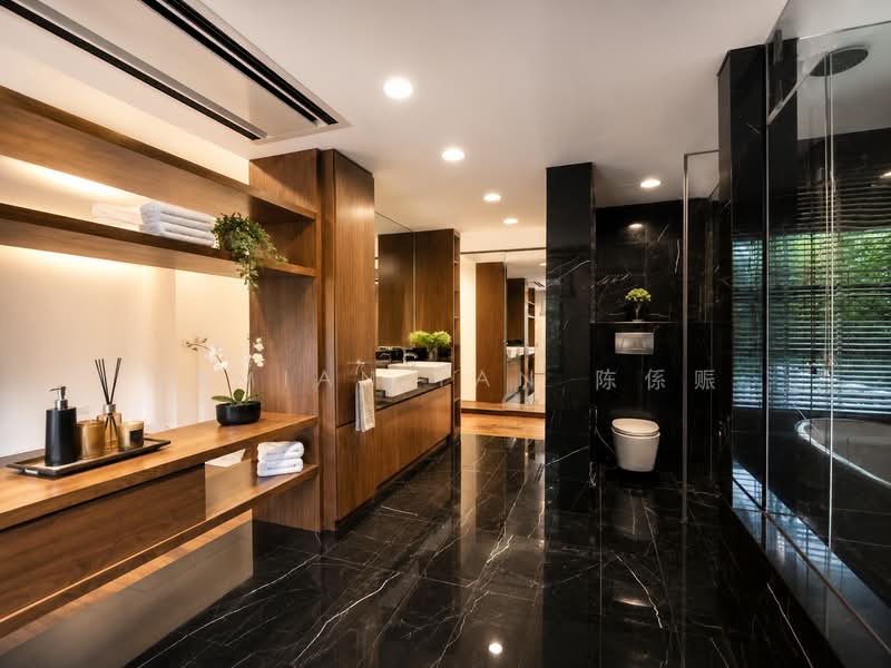 ⭐️1 KM OF NYPS & RGPS | RARE DUCHESS PLACE SEMI-D | NEAR TAN KAH KEE MRT, BOTANIC GARDEN & MARKET!⭐️, Duchess Place Namly Setangkai Coronation King's Queen's Princess of Wales Duke's Watten Hillcrest Greenwood Shelford Greenview Greenmead Linden Naga Sari Pandan Vanda Lily Lemon Lasia Lantana Redwood Cypress Maple Fir Lim Tai See Haji Alias Allamanda, 5 Bedrooms, 5,000 sqft, Semi-Detached House For Sale, by Damian Tan 陈係赈, 500162886 - Bathroom - PropertyGuru.com.sg