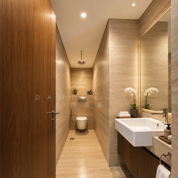 ⭐️1 KM OF NYPS & RGPS | RARE DUCHESS PLACE SEMI-D | NEAR TAN KAH KEE MRT, BOTANIC GARDEN & MARKET!⭐️, Duchess Place Namly Setangkai Coronation King's Queen's Princess of Wales Duke's Watten Hillcrest Greenwood Shelford Greenview Greenmead Linden Naga Sari Pandan Vanda Lily Lemon Lasia Lantana Redwood Cypress Maple Fir Lim Tai See Haji Alias Allamanda, 5 Bedrooms, 5,000 sqft, Semi-Detached House For Sale, by Damian Tan 陈係赈, 500162886 - Bathroom - PropertyGuru.com.sg