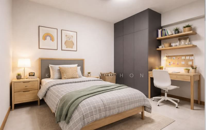 Lentor Modern, Lentor Central, 3 Bedrooms, 990 sqft, Condominium For Sale, by Klyssa Chong, 500162895 - Bedroom - PropertyGuru.com.sg