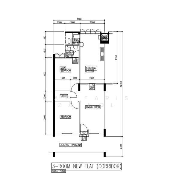 146 Bukit Batok West Avenue 6, 146 Bukit Batok West Avenue 6, Dairy Farm / Bukit Panjang / Choa Chu Kang, 2 Bedrooms, 732 sqft, HDB Flat For Sale, by Ray Faris Zainol, 500162898 - PropertyGuru.com.sg
