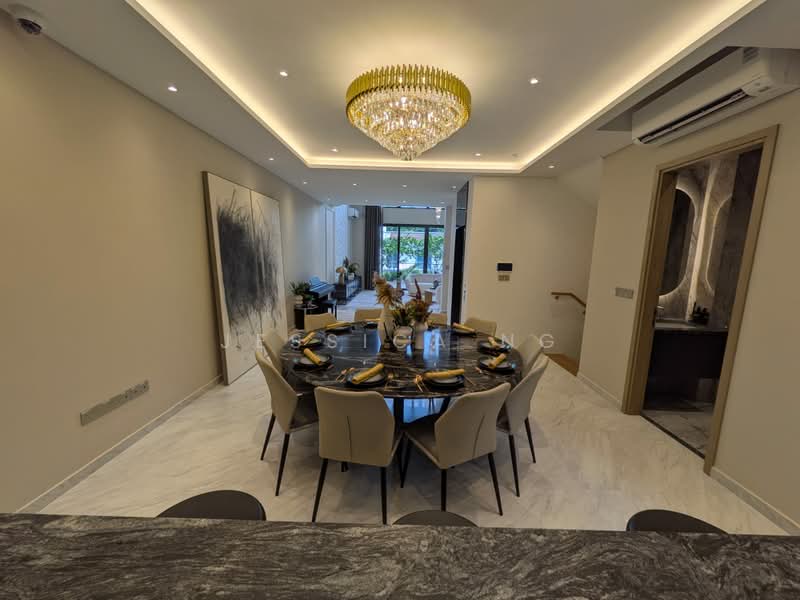 BRAND NEW FREEHOLD TERRACE, , 6 Bedrooms, 6,000 sqft, Terraced House For Sale, by Jessica Ng, 500162918 - Dining Room - PropertyGuru.com.sg