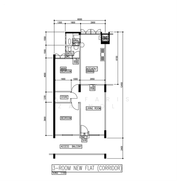 146 Bukit Batok West Avenue 6, 146 Bukit Batok West Avenue 6, 2 Bedrooms, 732 sqft, HDB Flat For Sale, by Ray Faris Zainol, 500162929 - PropertyGuru.com.sg