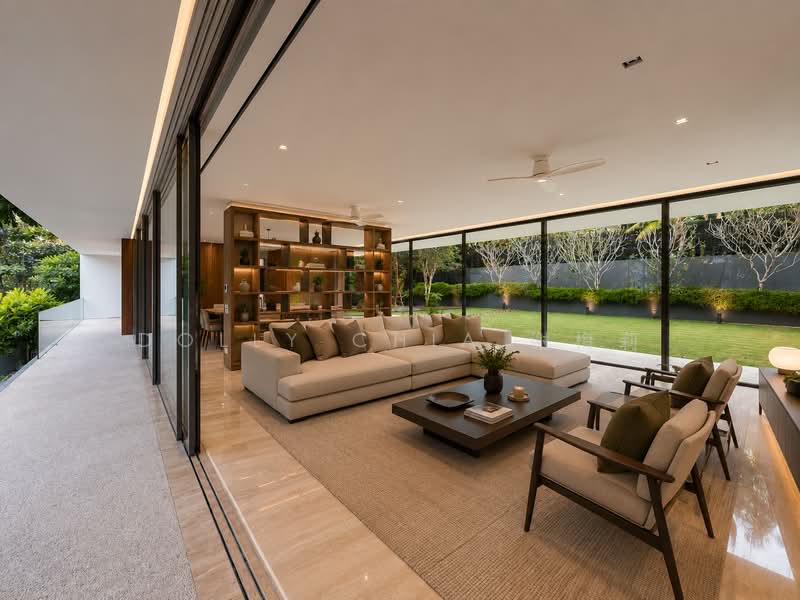 King Albert Park GCB, Leedon Road, Belmont Road, Bin Tong Park, Oei Tiong Ham Park, Swettenham Road, Peirce Road, Queen Astrid Park, Cornwall Gardens, Cluny Road, Cluny Park Road, Holland Road, 5 Bedrooms, 10,500 sqft, Good Class Bungalow For Rent, by Dolly Chia 谢梅莉, 500162933 - Living Room - PropertyGuru.com.sg
