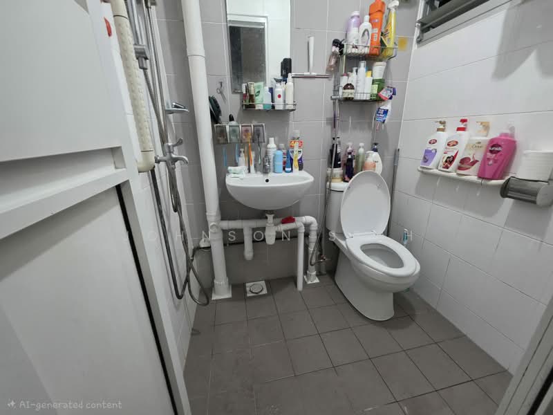 557 Ang Mo Kio Avenue 10, 557 Ang Mo Kio Avenue 10, 2 Bedrooms, 732 sqft, HDB Flat For Rent, by Johnson Seah, 500162967 - Bathroom - PropertyGuru.com.sg