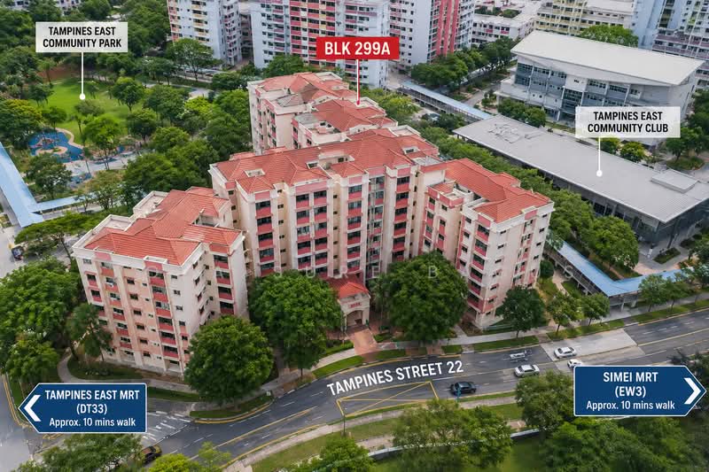 299A Tampines Street 22, 299A Tampines Street 22, Room Rental, 120 sqft, HDB Flat For Rent, by Roza Sure Bagus, 500162984 - Exterior - PropertyGuru.com.sg