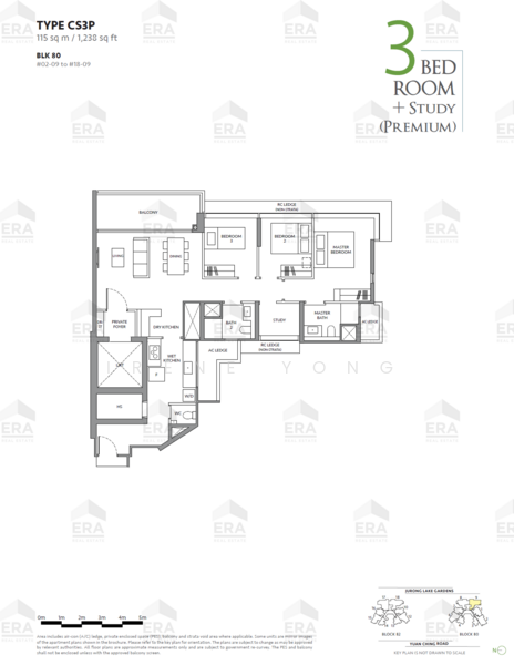 The LakeGarden Residences, , 3 Bedrooms, 1,238 sqft, Condominium For Sale, by Irene Yong, 500162989 - PropertyGuru.com.sg