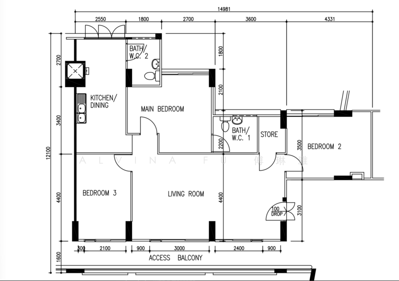 228 Bishan Street 23, 228 Bishan Street 23, 3 Bedrooms, 1,119 sqft, HDB Flat For Sale, by Alvina Fu 傅琳雅, 500163001 - PropertyGuru.com.sg