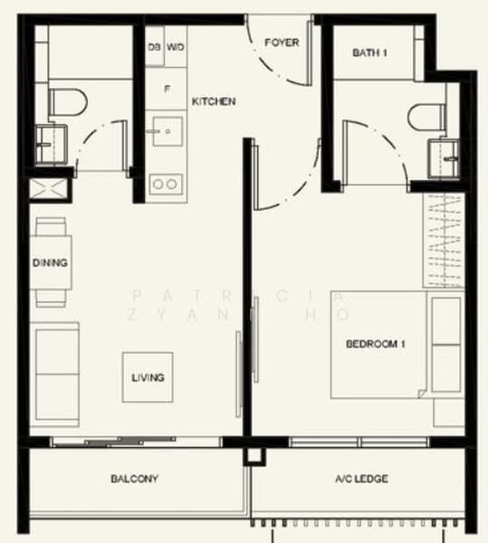 38 Jervois, 38 Jervois Road, 1 Bedroom, 474 sqft, Condominium For Rent, by Patricia Zyann Ho, 500163056 - PropertyGuru.com.sg