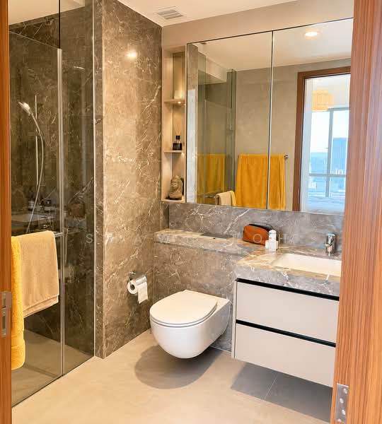 Stirling Residences, 23 Stirling Road, 2 Bedrooms, 689 sqft, Condominium For Rent, by Shawn Toh, 500163067 - Bathroom - PropertyGuru.com.sg