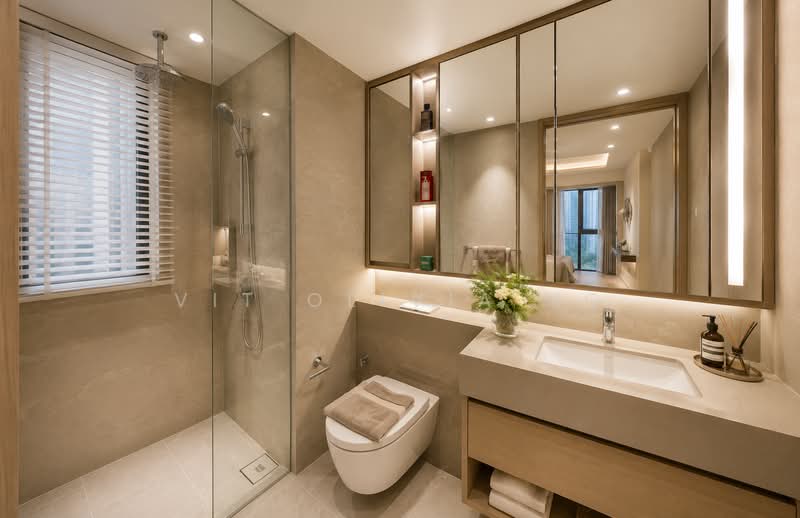 Near MRT! High Future Demand! Efficient Layout! High Rental Yield!, , 4 Bedrooms, 1,249 sqft, Condominium For Sale, by Vit Olivia Ng, 500163158 - Bathroom - PropertyGuru.com.sg