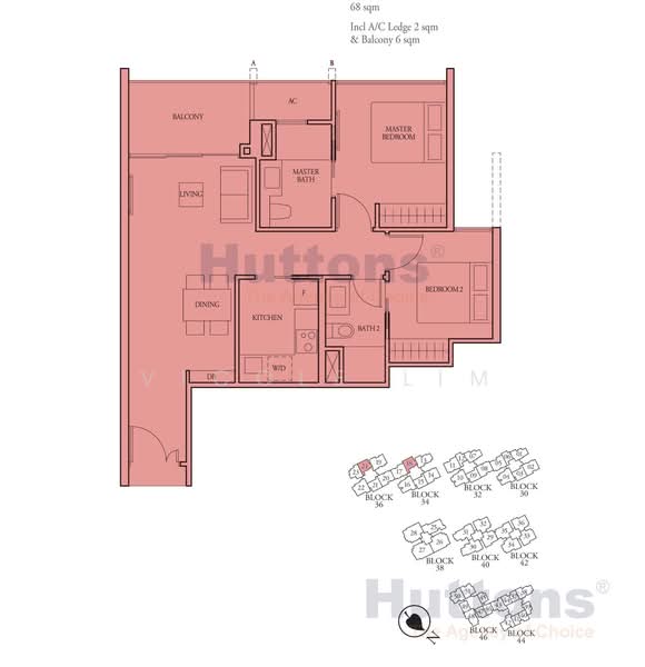 Bartley Ridge, 36 Mount Vernon Road, 2 Bedrooms, 732 sqft, Condominium For Sale, by Vicole Lim, 500163172 - PropertyGuru.com.sg