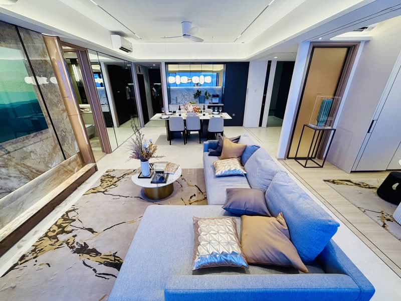 Vela Bay, 1 Bayshore Walk, 4 Bedrooms, 1,378 sqft, Condominium For Sale, by Murphy Lee, 500163234 - Living Room - PropertyGuru.com.sg