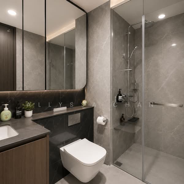 The Watergardens at Canberra, 45 Canberra Drive, 4 Bedrooms, 1,302 sqft, Condominium For Sale, by Allyssa Chan, 500163247 - Bathroom - PropertyGuru.com.sg