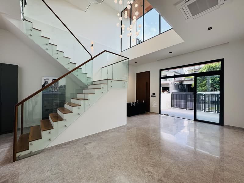Brand New Terrace, 4 levels with Lift, 6 bedrooms ensuite, park 2 cars inside, near to Sembawang Beach, call 8130 3636 to view, 6 Bedrooms, 4,834 sqft, Terraced House For Sale, by Kim Yan 金燕, 500163295 - Interior - PropertyGuru.com.sg