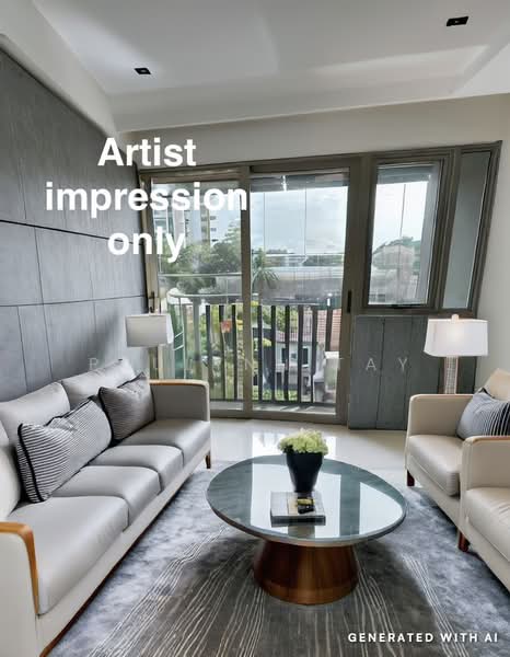 RV Point, 233 River Valley Road, 1 Bedroom, 388 sqft, Condominium For Sale, by Paulynn Tay, 500163299 - Living Room - PropertyGuru.com.sg