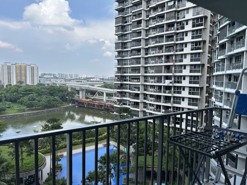 RiverTrees Residences, 25 Fernvale Close, 2 Bedrooms, 732 sqft, Condominium For Sale, by Yen Ong, 500163349 - Balcony - PropertyGuru.com.sg