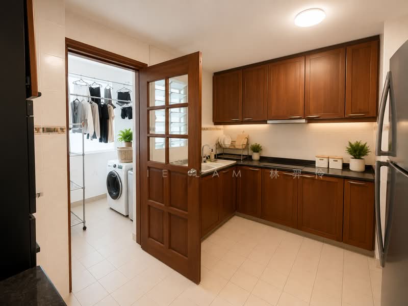 Aspen Heights, 261 River Valley Road, 3 Bedrooms, 1,335 sqft, Condominium For Rent, by Cassie Lam 林羿伶, 500163374 - Kitchen - PropertyGuru.com.sg