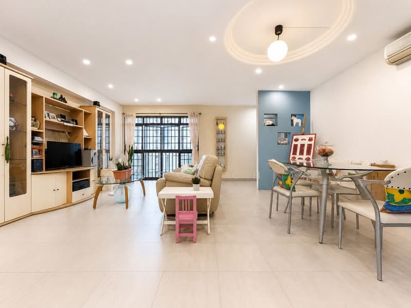 148 Rivervale Crescent, 148 Rivervale Crescent, 3 Bedrooms, 1,313 sqft, HDB Flat For Sale, by Wilson Chia, 500163477 - Living Room - PropertyGuru.com.sg