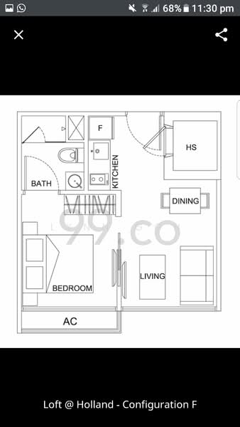 Loft@Holland, 151 Holland Road, Studio, 323 sqft, Condominium For Rent, by Lynn Goh, 500163553 - PropertyGuru.com.sg