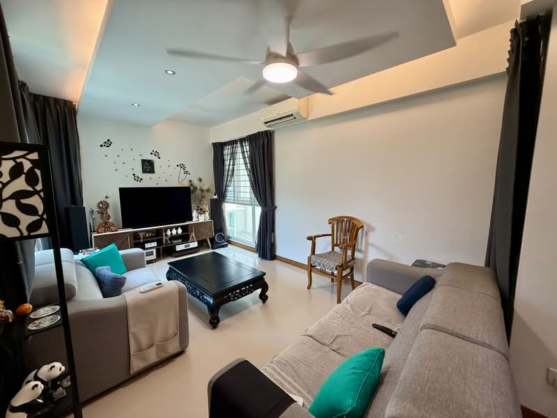 Savannah Condopark, 35 Simei Rise, 3 Bedrooms, 1,227 sqft, Condominium For Rent, by Tracci Cheo, 500163585 - Living Room - PropertyGuru.com.sg
