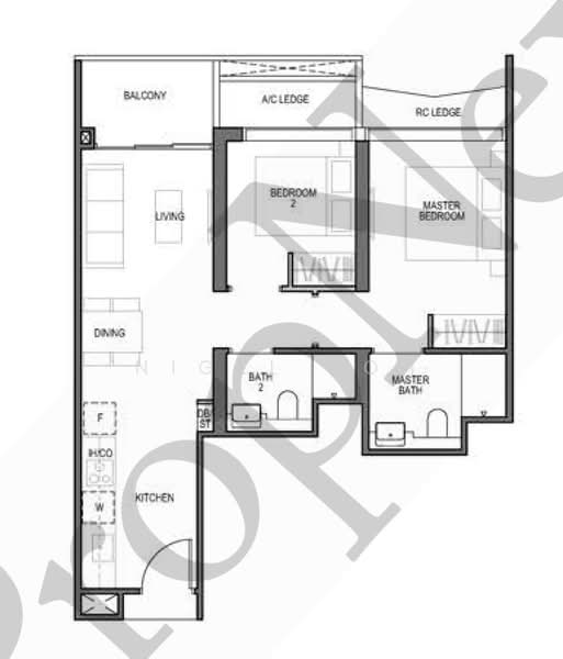 Blossoms By The Park, 9 Slim Barracks Rise, 2 Bedrooms, 678 sqft, Condominium For Sale, by Nigel Koh, 500163600 - PropertyGuru.com.sg