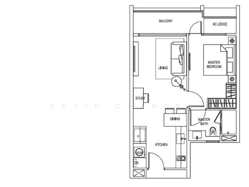 E Maisons (The Maisons), 30 Braddell Road, 1 Bedroom, 570 sqft, Apartment For Rent, by David Chandra, 500163643 - PropertyGuru.com.sg