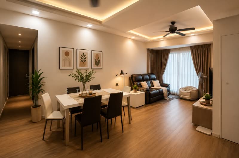Chiltern Park, 135 Serangoon Avenue 3, 3 Bedrooms, 1,475 sqft, Condominium For Sale, by Steven Wen, 500163737 - Living Room - PropertyGuru.com.sg