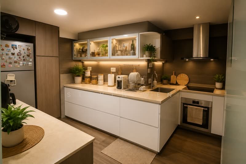 Chiltern Park, 135 Serangoon Avenue 3, 3 Bedrooms, 1,475 sqft, Condominium For Sale, by Steven Wen, 500163737 - Kitchen - PropertyGuru.com.sg