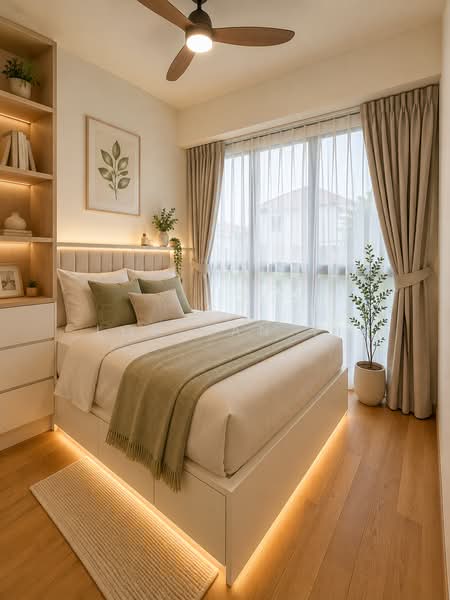 The Gazania, 5 How Sun Drive, 2 Bedrooms, 700 sqft, Condominium For Sale, by Loh Yan Yi, 500163746 - Bedroom - PropertyGuru.com.sg