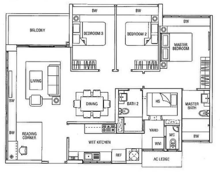 Waterfront Waves, 760 Bedok Reservoir Road, 3 Bedrooms, 1,324 sqft, Condominium For Sale, by James ., 500163754 - PropertyGuru.com.sg