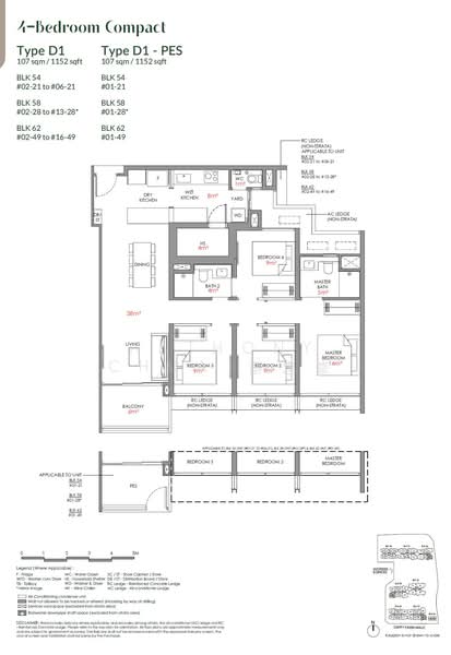 Narra Residences, 50 Dairy Farm Walk, 4 Bedrooms, 1,152 sqft, Condominium For Sale, by Anthony Chua 蔡忠豪, 500163773 - PropertyGuru.com.sg
