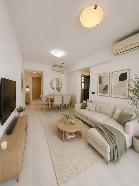 Vacanza @ East, 50 Lengkong Tujoh, 2 Bedrooms, 807 sqft, Condominium For Sale, by Li Meiling Queenin 李美玲, 500163785 - Proposed Living/Dining - PropertyGuru.com.sg