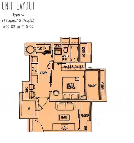 The Merlot, 101 Keng Lee Road, 1 Bedroom, 517 sqft, Apartment For Rent, by GERRAD ., 500163831 - PropertyGuru.com.sg