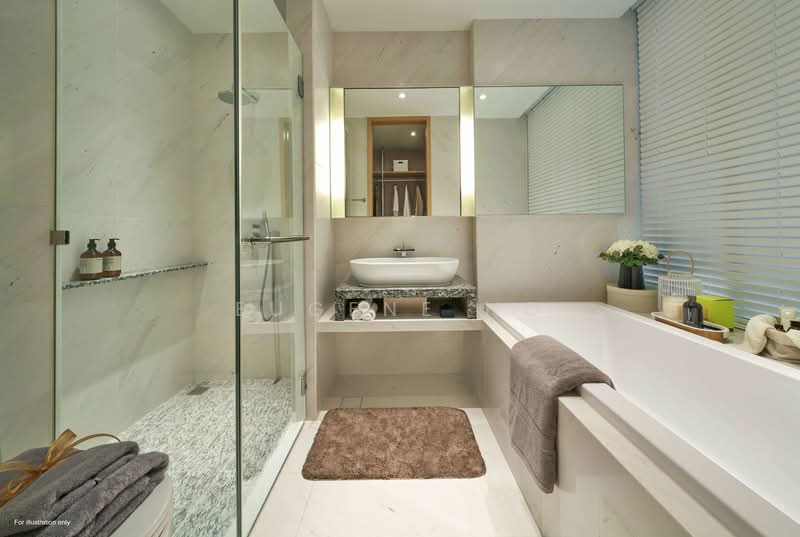 The Residences at W Sentosa Cove, 1 Ocean Way, 3 Bedrooms, 1,658 sqft, Condominium For Sale, by Eugene Ho, 500163903 - Bathroom - PropertyGuru.com.sg