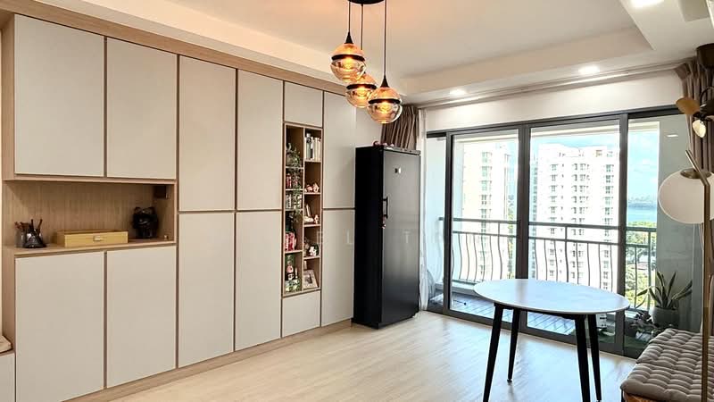 Aquarius By The Park, 1 Bedok Reservoir View, 3 Bedrooms, 1,324 sqft, Condominium For Sale, by Mabel Tan, 500163906 - Living Room - PropertyGuru.com.sg