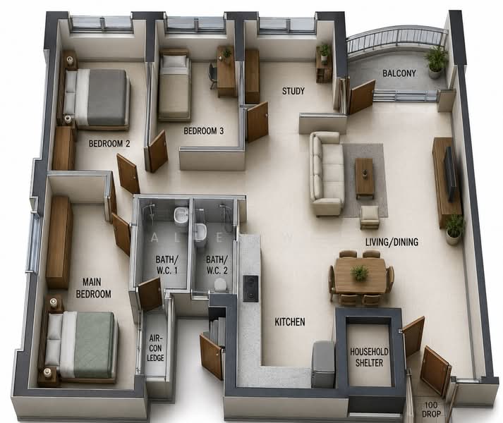 690B Choa Chu Kang Crescent, 690B Choa Chu Kang Crescent, 4 Bedrooms, 1,345 sqft, HDB Flat For Sale, by Allen Wee, 500163936 - PropertyGuru.com.sg
