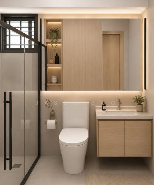 101A Bidadari Park Drive, 101A Bidadari Park Drive, 2 Bedrooms, 732 sqft, HDB Flat For Sale, by Jason Boo, 500163964 - Bathroom - PropertyGuru.com.sg