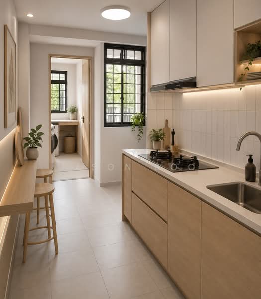 24 Balam Road, 24 Balam Road, 2 Bedrooms, 646 sqft, HDB Flat For Sale, by Jason Boo, 500163987 - Kitchen - PropertyGuru.com.sg