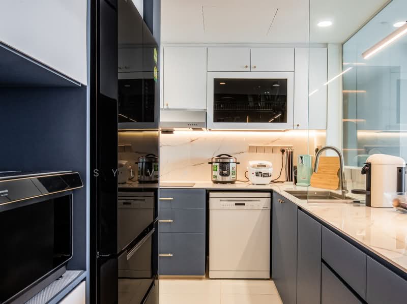 Waterfront Isle, 730 Bedok Reservoir Road, 4 Bedrooms, 1,378 sqft, Condominium For Sale, by Sylvia Zhang, 500163992 - Kitchen - PropertyGuru.com.sg