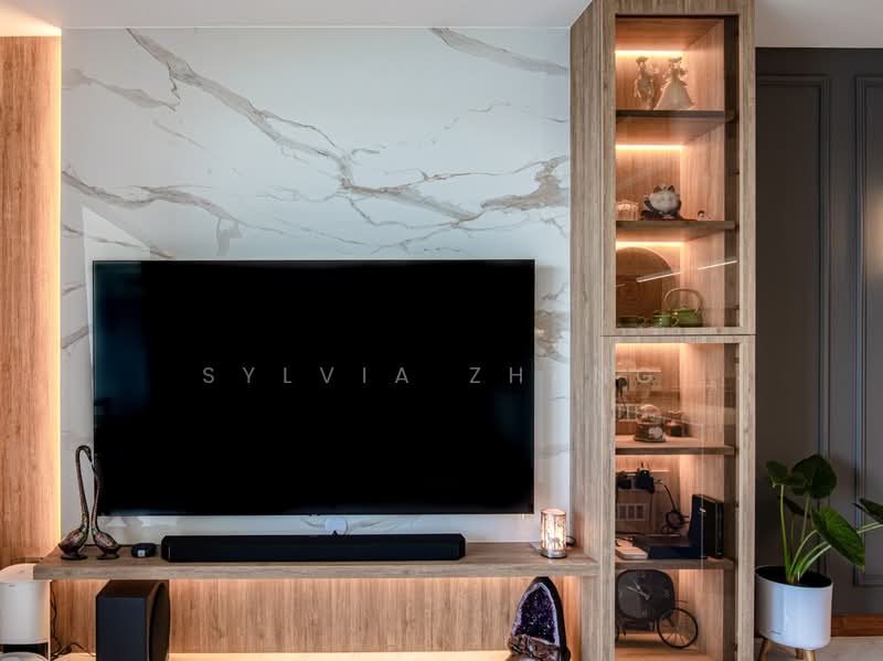 Waterfront Isle, 730 Bedok Reservoir Road, 4 Bedrooms, 1,378 sqft, Condominium For Sale, by Sylvia Zhang, 500163992 - Living Room - PropertyGuru.com.sg