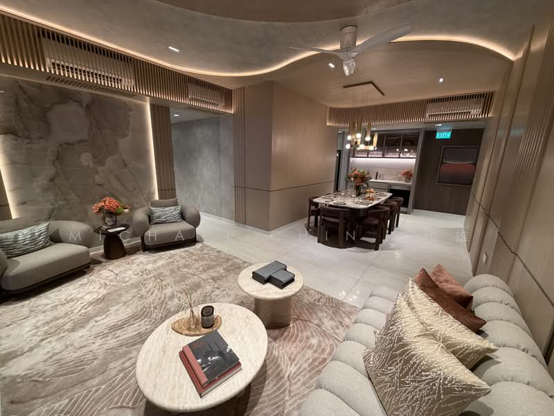 Pinery Residences, Tampines Street 94, 4 Bedrooms, 1,227 sqft, Condominium For Sale, by Michael Chin 陈俊雄, 500163997 - Living Room - PropertyGuru.com.sg