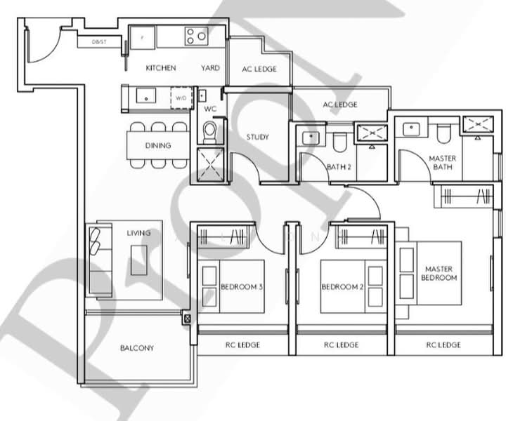 AMO Residence, 21 Ang Mo Kio Rise, 3 Bedrooms, 1,044 sqft, Condominium For Sale, by Sally Ong, 500164090 - PropertyGuru.com.sg
