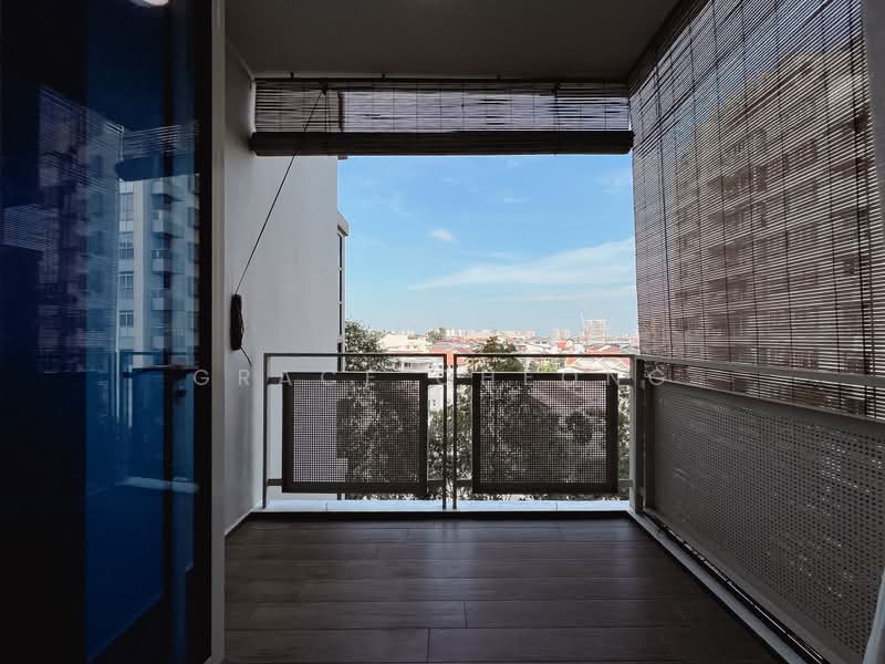 Starville, 62 Lengkong Tiga, 3 Bedrooms, 1,270 sqft, Condominium For Sale, by Grace Cheong, 500164120 - Master Balcony - PropertyGuru.com.sg