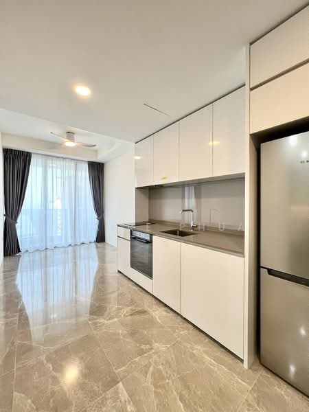 Amber Park, 14 Amber Gardens, 1 Bedroom, 463 sqft, Condominium For Rent, by Klaire Phua, 500164180 - Kitchen - PropertyGuru.com.sg