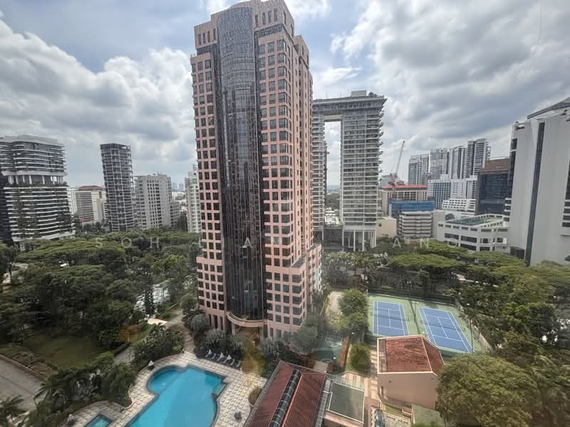 Four Seasons Park, 8 Cuscaden Walk, 4 Bedrooms, 2,874 sqft, Condominium For Rent, by Soh Liang Liang, 500164185 - Living room view - PropertyGuru.com.sg