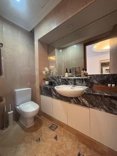 Four Seasons Park, 8 Cuscaden Walk, 4 Bedrooms, 2,874 sqft, Condominium For Rent, by Soh Liang Liang, 500164185 - Guest powder room - PropertyGuru.com.sg
