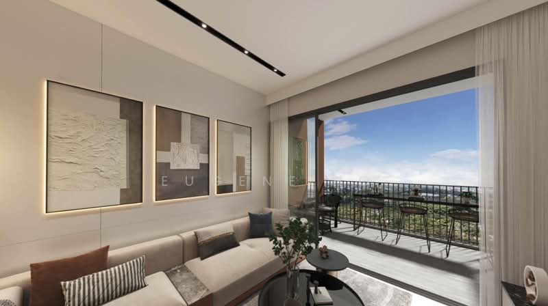 Kassia, 31 Flora Drive, 3 Bedrooms, 1,055 sqft, Condominium For Sale, by Eugene Ho, 500164187 - Living Room - PropertyGuru.com.sg